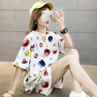Bộ Đồ Ngủ Lụa In Hình Chuột mickey Plus Size Cho Nữ