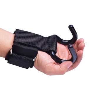 Dây kéo lưng ( traps lifting valeo) có móc sắt hỗ trợ kéo tạ, nâng tạ nặng hơn, an toàn hơn