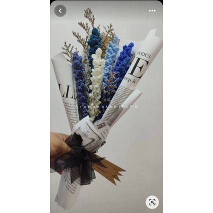 Hoa len lavender/hoa oải hương_handmade, để gói hoa, làm quà tặng,trang trí