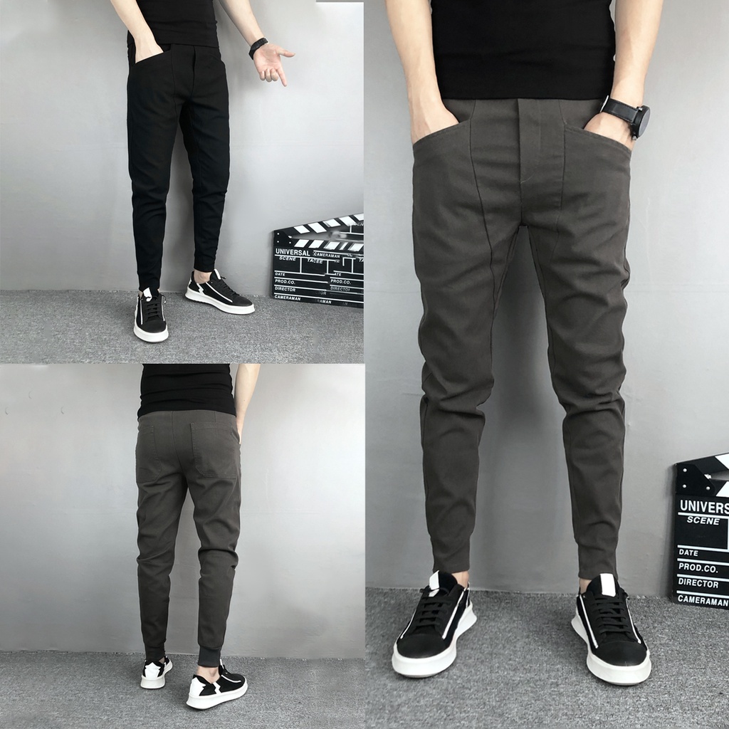 Quần jogger nam Hàn Quốc chất KAKI cao cấp mềm mại, chống nhăn không bai xù (QN03)