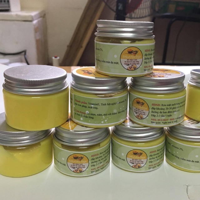 mask kem nghệ handmade đẹp da, mờ thâm hũ 75g