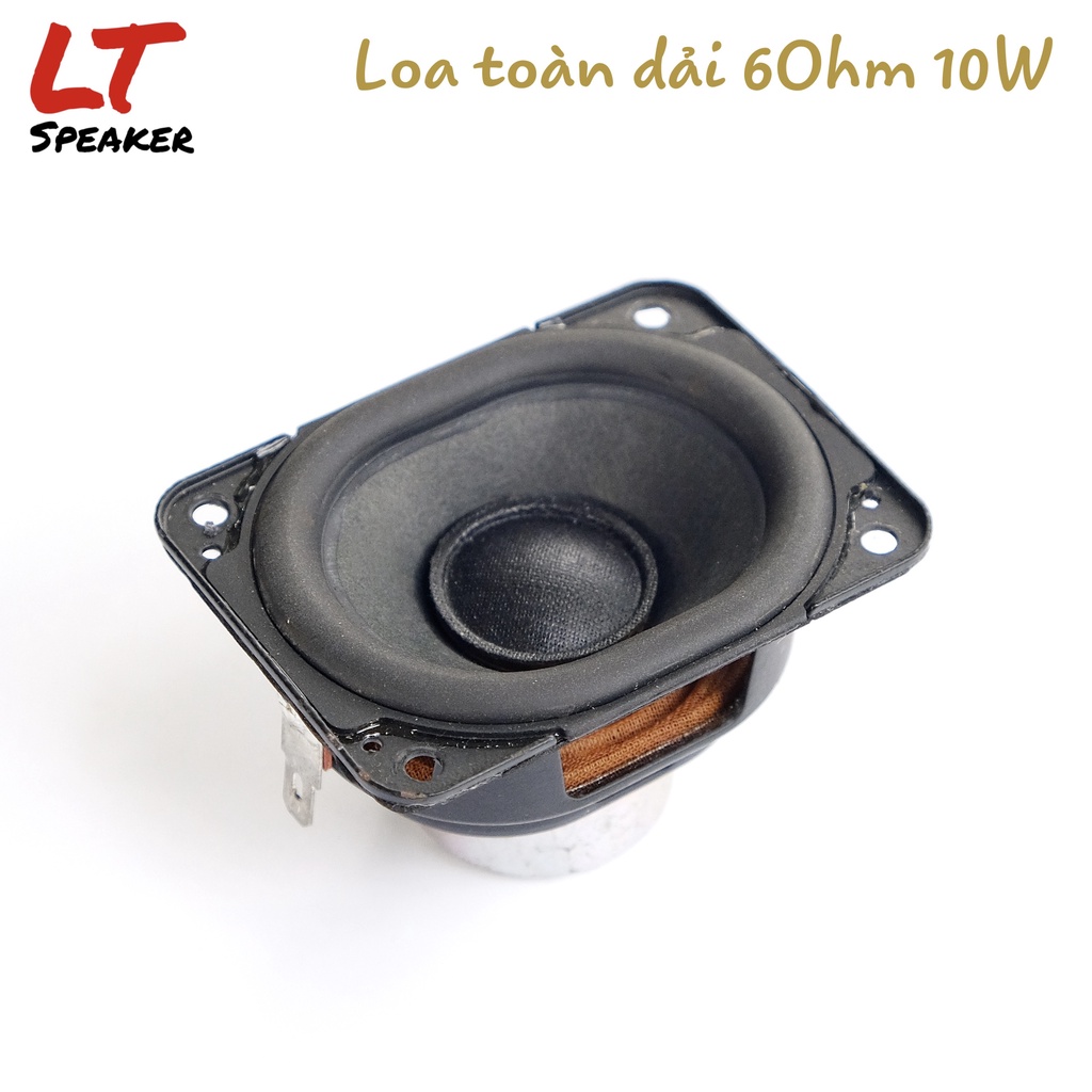 Loa toàn dải Từ Neo chữ nhật 6Ohm 10W 63x46mm - DIY loa Bluetooth