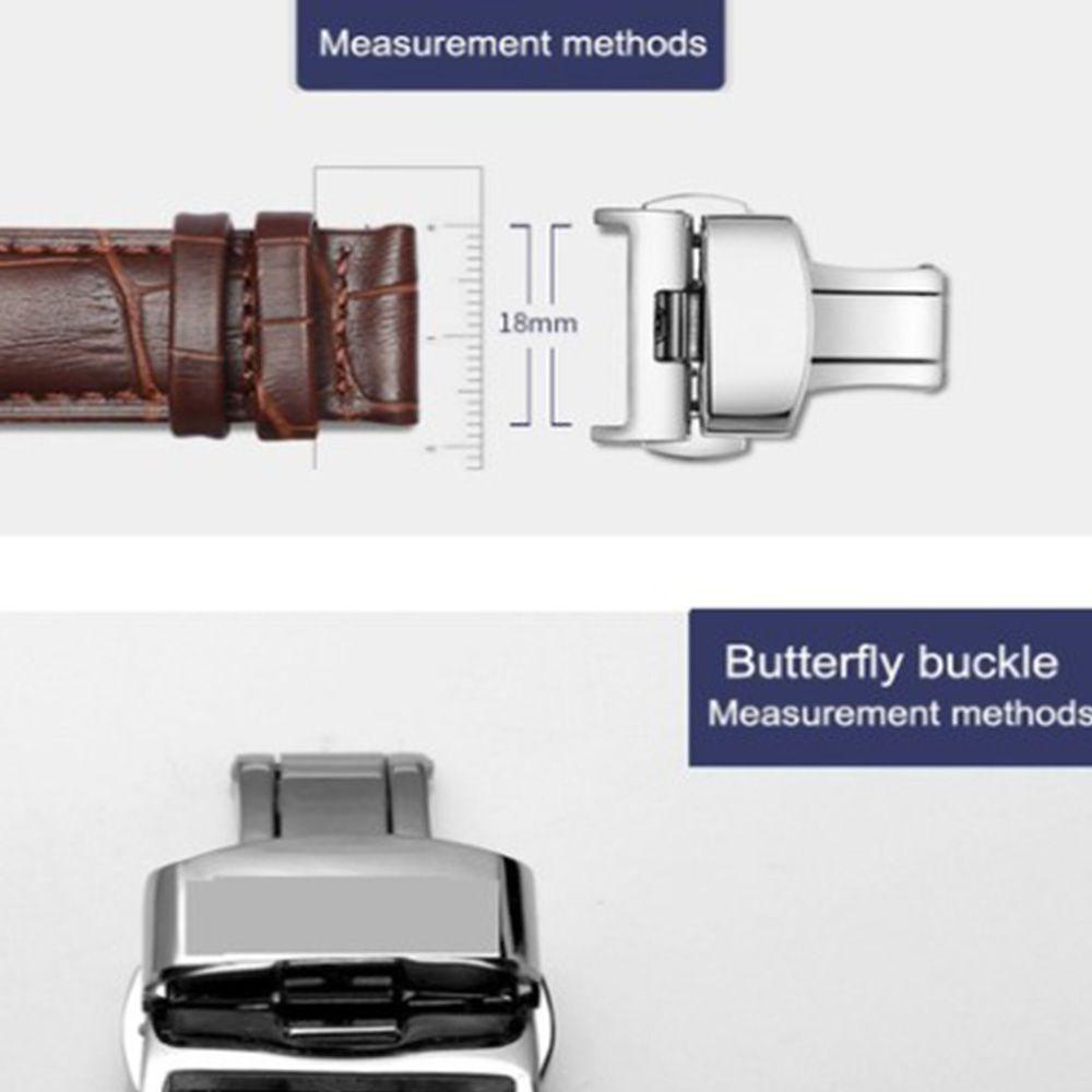 Dây Đồng Hồ Thay Thế Bằng Thép Không Gỉ Hai Nút Nhấn