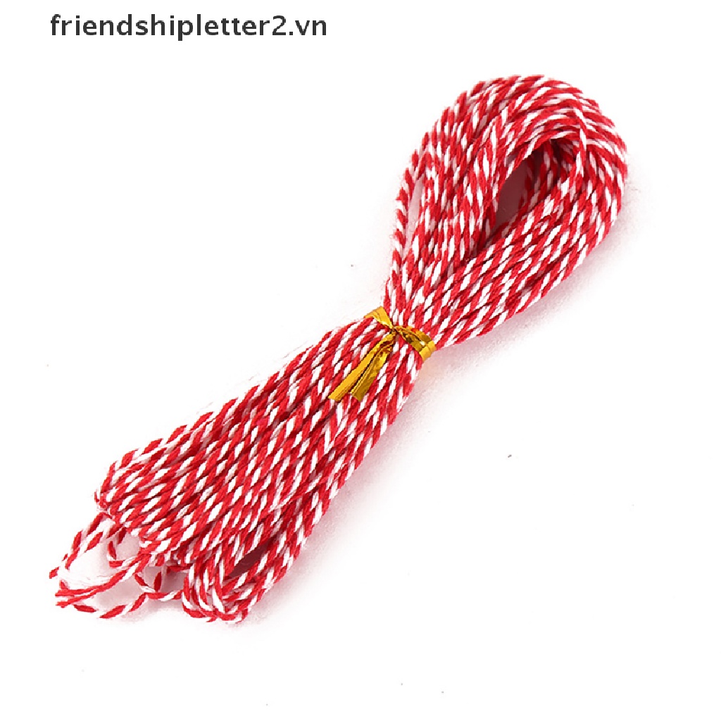 Dây Thừng Cotton Dài 10m Dùng Trang Trí Giáng Sinh
