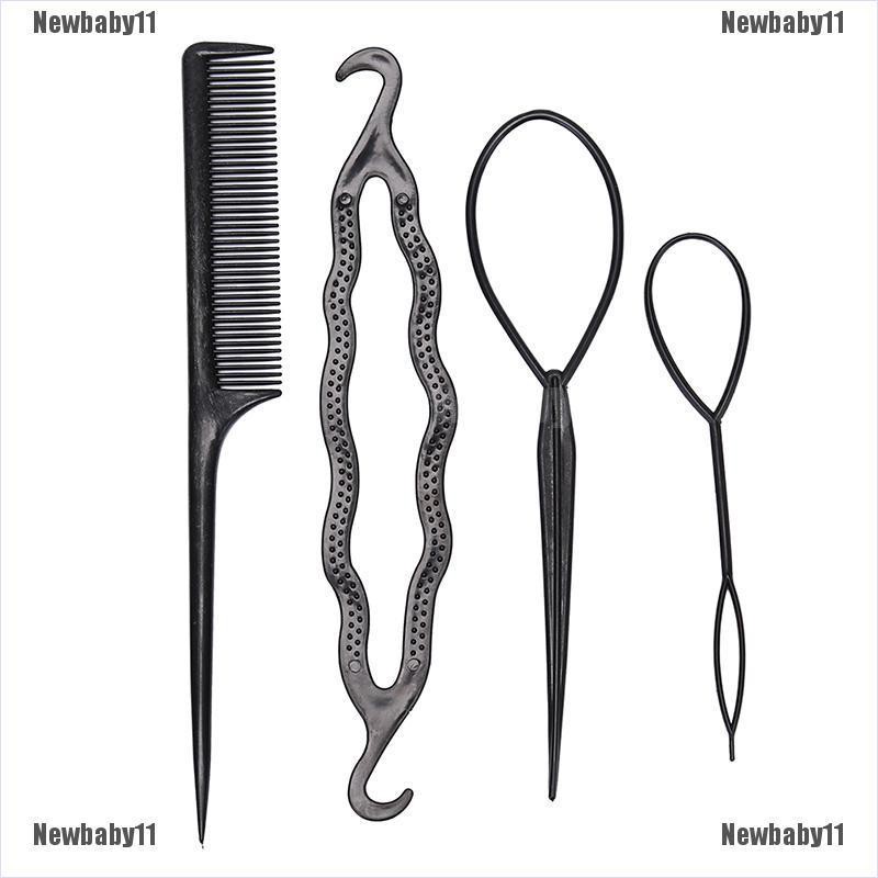 Bộ 4 Kẹp Tạo Kiểu Tóc Thời Trang