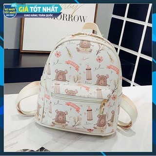 balo nữ, balo mini gấu đáng yêu