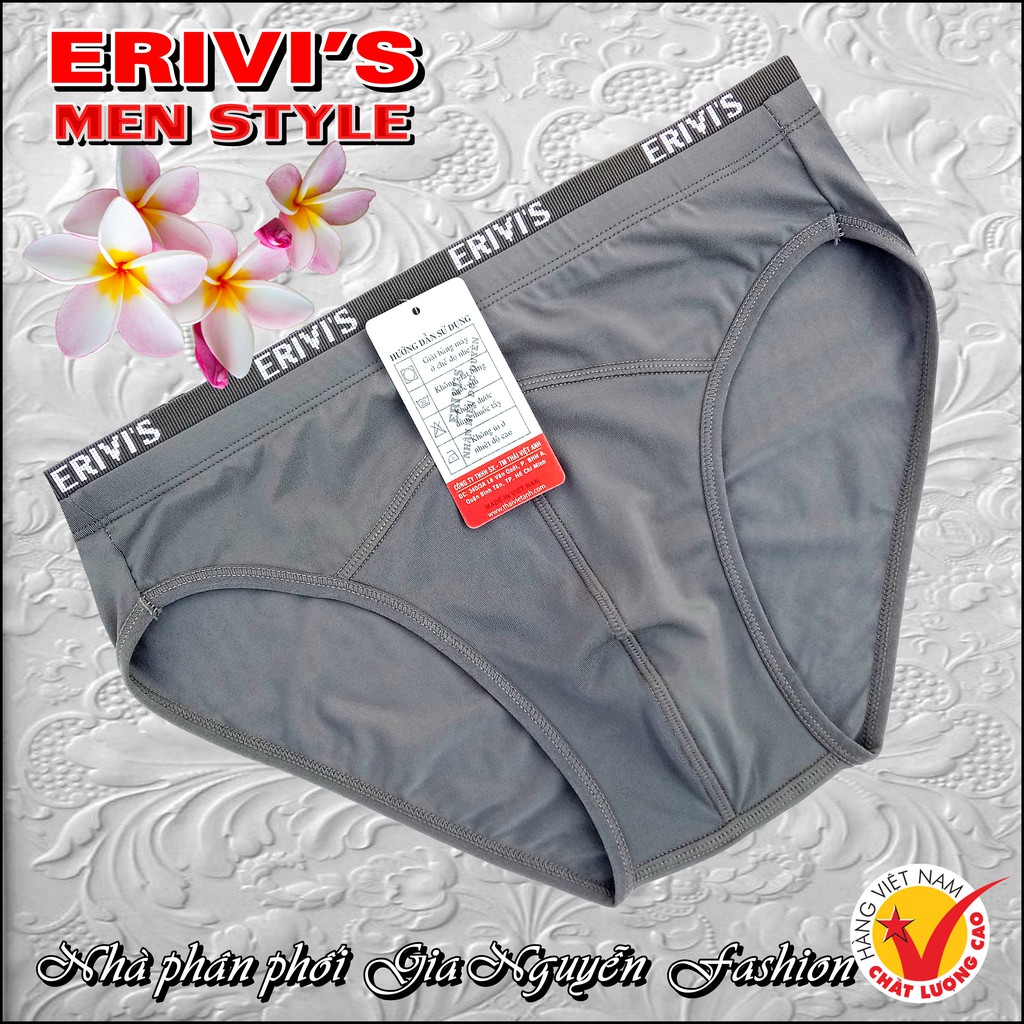 Combo 5 Quần lót nam Thun lạnh bốn chiều, thương hiệu ERIVIS - Hàng Việt Nam chất lượng cao