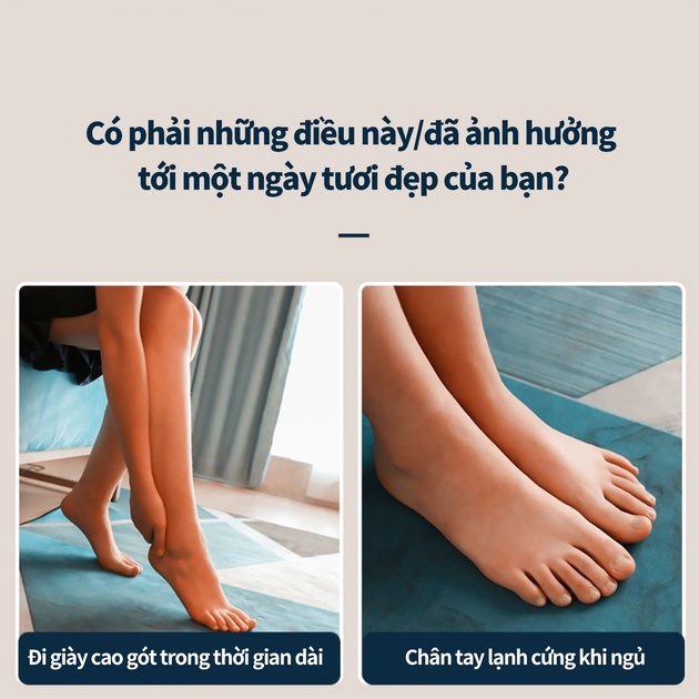 Máy massage bắp chân tự động Massage lòng bàn chân Xoa bóp giúp lưu thông máu tốt hơn-FU222