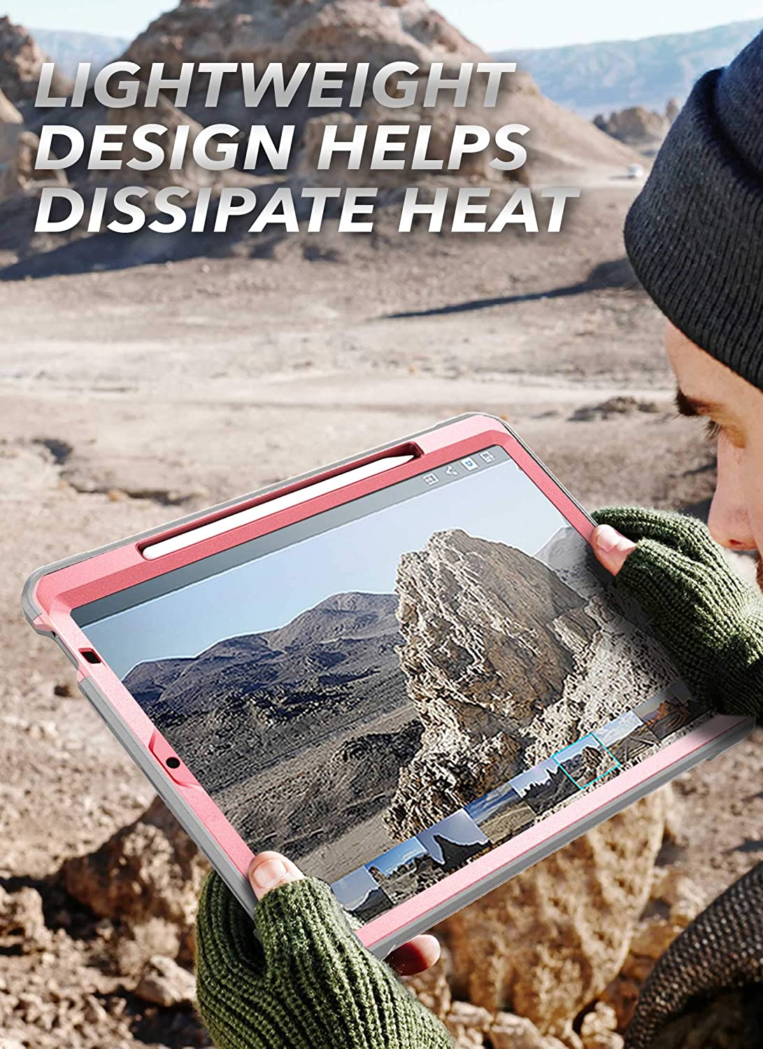 Ốp Máy Tính Bảng SUPCASE UBPro Tích Hợp Bảo Vệ Màn Hình Và Giá Đỡ Bút Cảm Ứng Cho iPad Air 4 (2020) 10.9 Inch