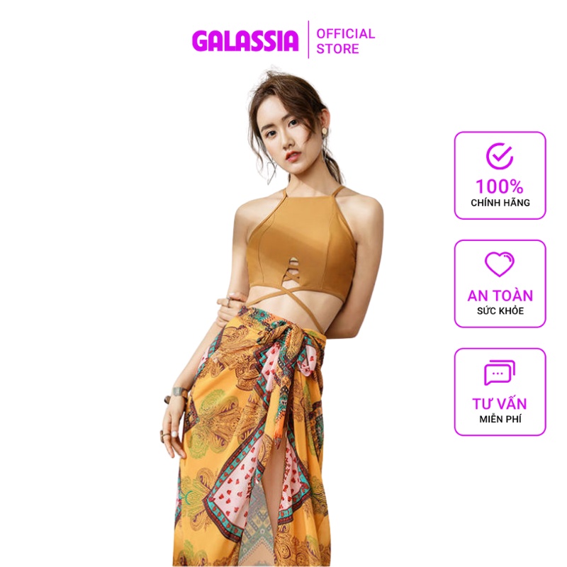 Đồ bơi nữ áo tắm bikini đi biển đẹp kín đáo chính hãng GALASSIA