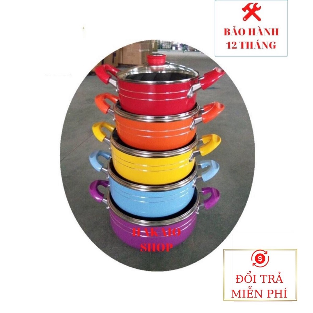 Bộ nồi hợp kim nhôm ,Đức 6 món inox cao cấp nhập khẩu chính hãng, dùng cho mọi loại bếp sieuthihakaio