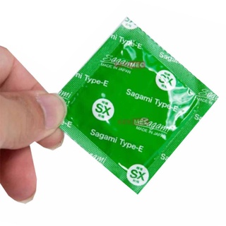 Bao cao su Sagami Xtreme Type E siêu mỏng, chấm bi, vòng thắt [Hộp 10 cái]