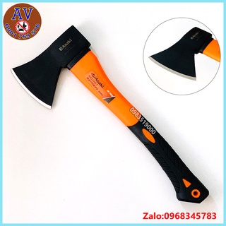 Búa Rìu Asaki bổ củi, chặt cây, làm vườn, thoát hiểm, cứu hộ, dã ngoại đa năng 600G AK - 9507