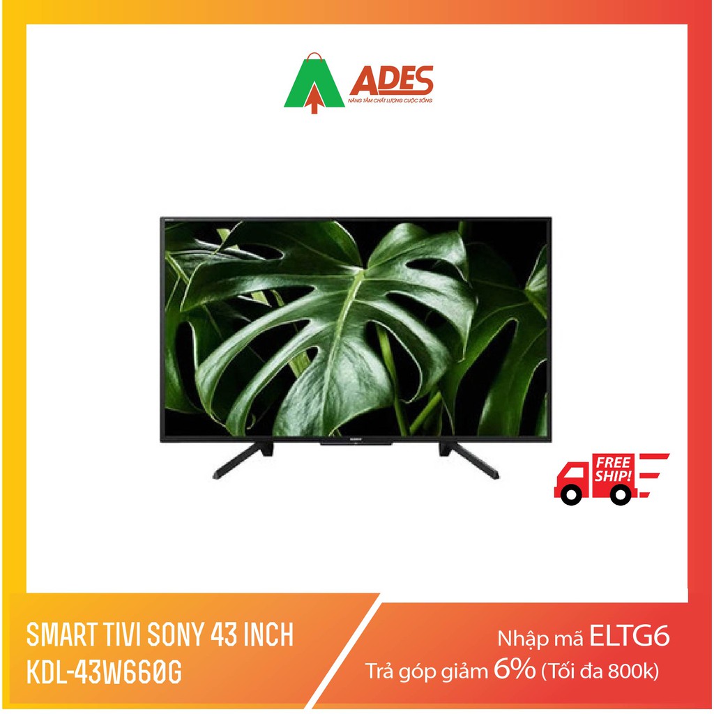 Smart Tivi Sony 43 inch KDL-43W660G Mẫu 2019 | BigBuy360 - bigbuy360.vn