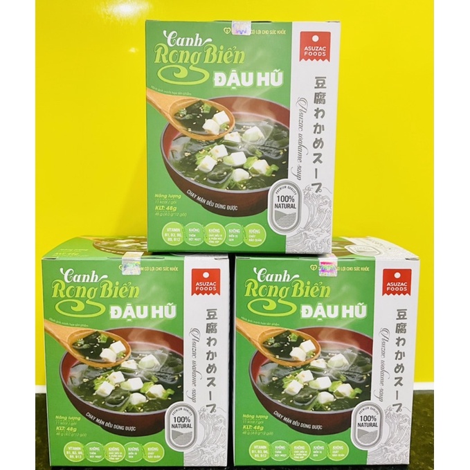 Canh rong biển Đậu hũ ASUZAC