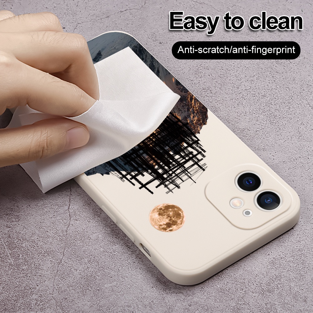 Ốp Điện Thoại Silicon Mềm In Cảnh Núi Tuyết Cho OPPO F9 Pro F1 F3 R9S Plus F7 F1S R9 F17 A73 OPPO Reno 2F 2Z 6Z Reno 4 Pro Reno 5 Pro