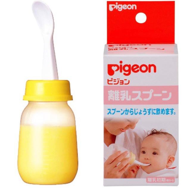 Bình thìa Pigeon cho bé 120ml🍀CHÍNH HÃNG 🍀giúp bé ăn uống dễ dàng nhất mà hoàn toàn không ảnh hưởng đến răng và lợi