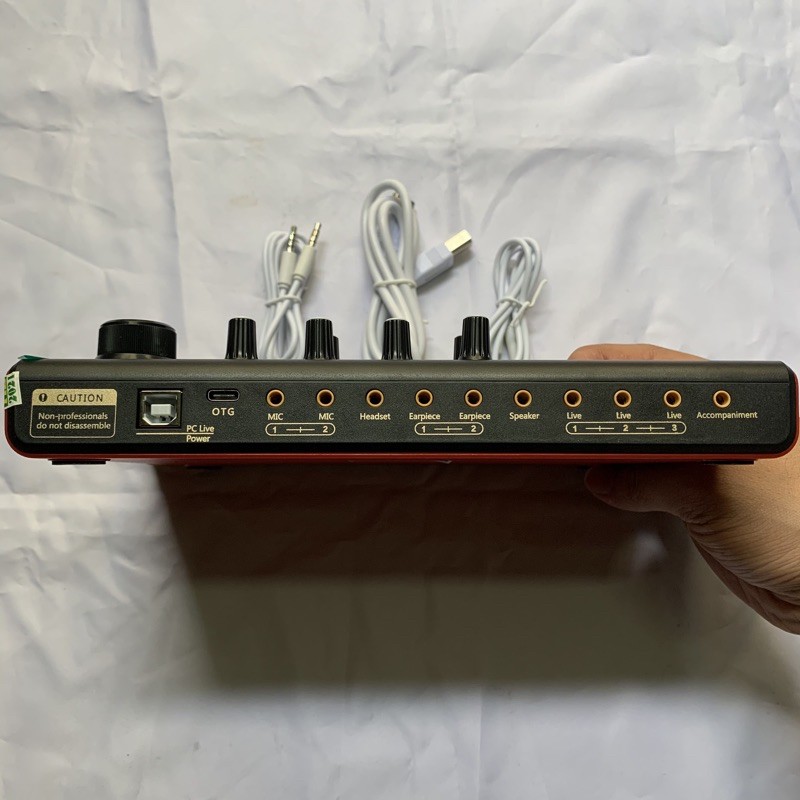 Bộ mic thu âm livestream online BM900-Card K300 kèm dây kết nối bh 1 năm