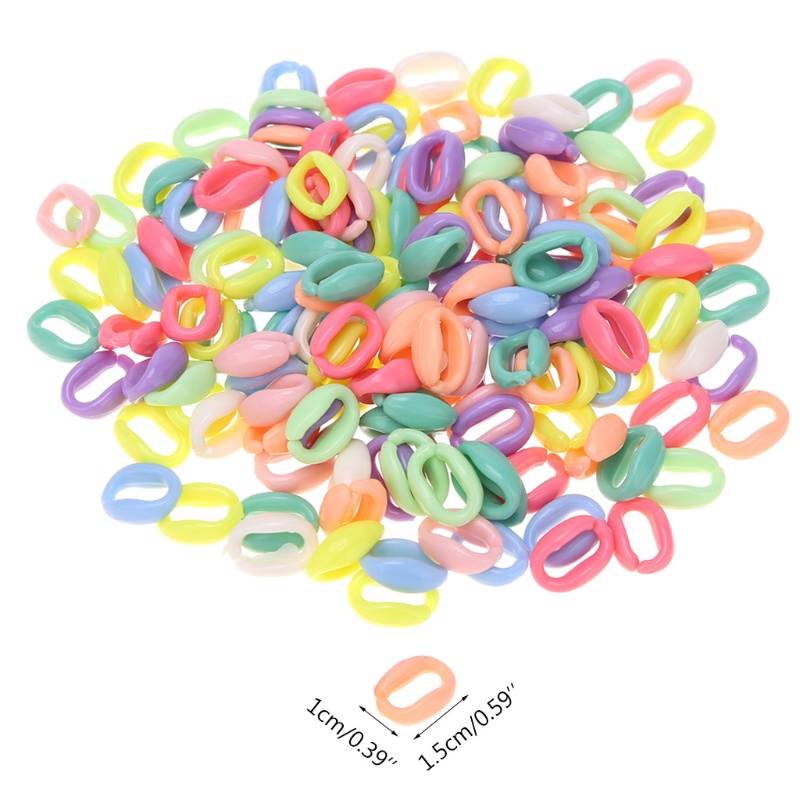 Set 100 Móc Chữ C Màu Cầu Vồng Cho Bé Học Hỏi