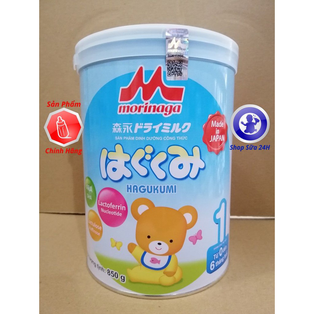 [MẪU MỚI] Sữa Bột Morinaga Nhập Khẩu Số 1, 2, 3 Lon 850G