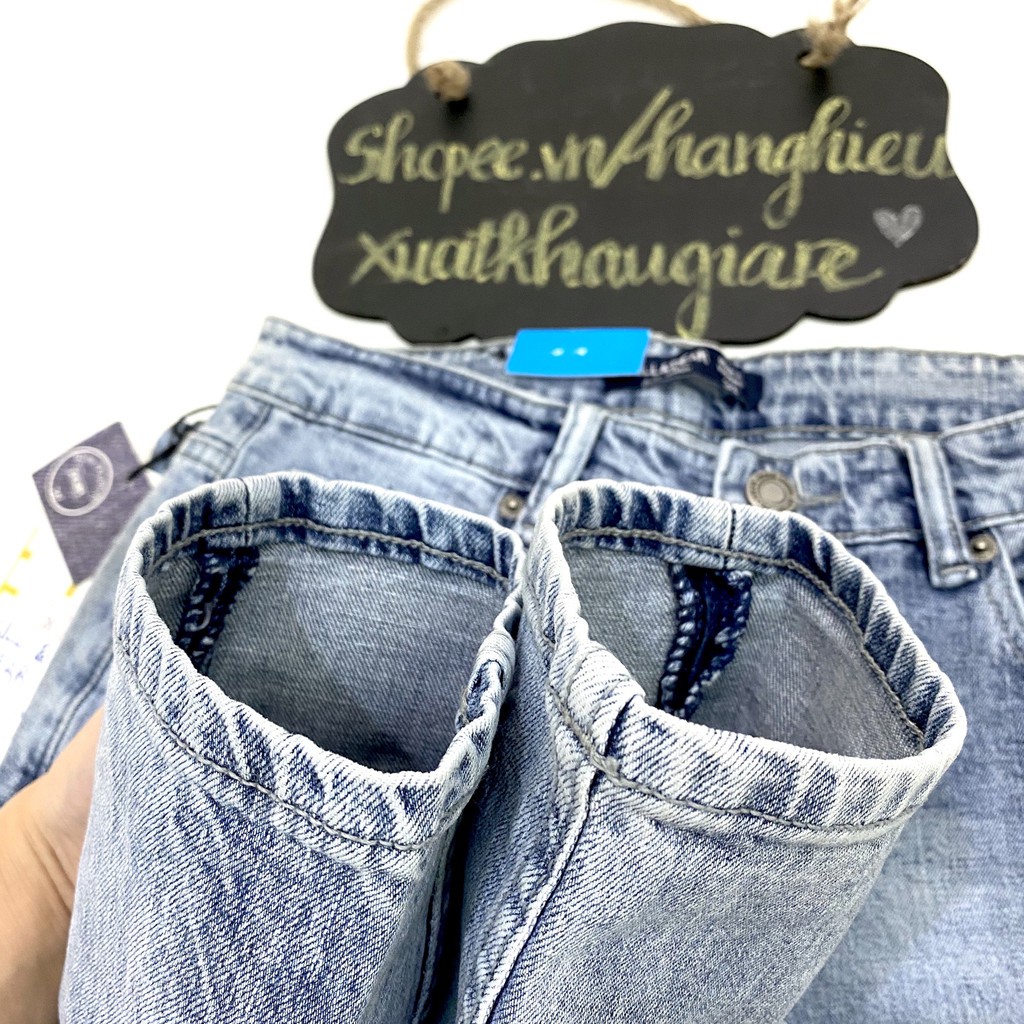 QUẦN JEAN NAM VNXK PULL_BEAR XANH BẠC | BigBuy360 - bigbuy360.vn