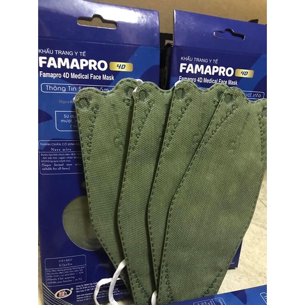 Khẩu trang KF94 màu xanh rêu