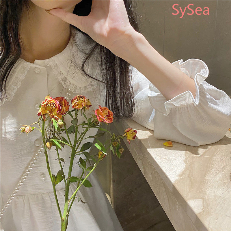 Đầm Dự Tiệc Tay Dài Phong Cách Hàn Quốc Ngọt Ngào Cho Nữ