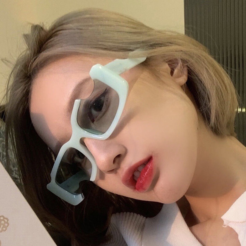 RUISIMO Kính Mát Khung Vuông Nhỏ Phong Cách Âu Mỹ Thời Trang Cho Nữ 2240