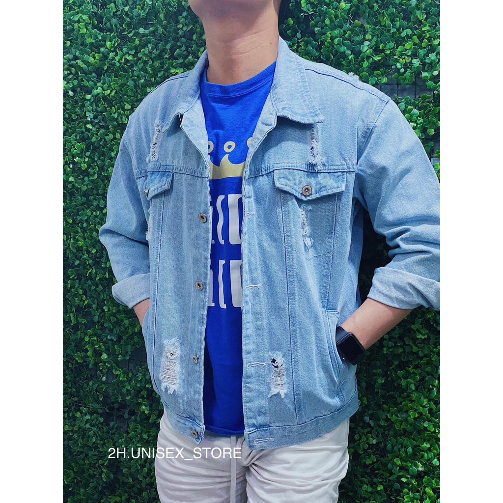 ÁO KHOÁC JEAN NAM NỮ UNISEX FROM CHUẨN 2H.UNISEX_STORE
