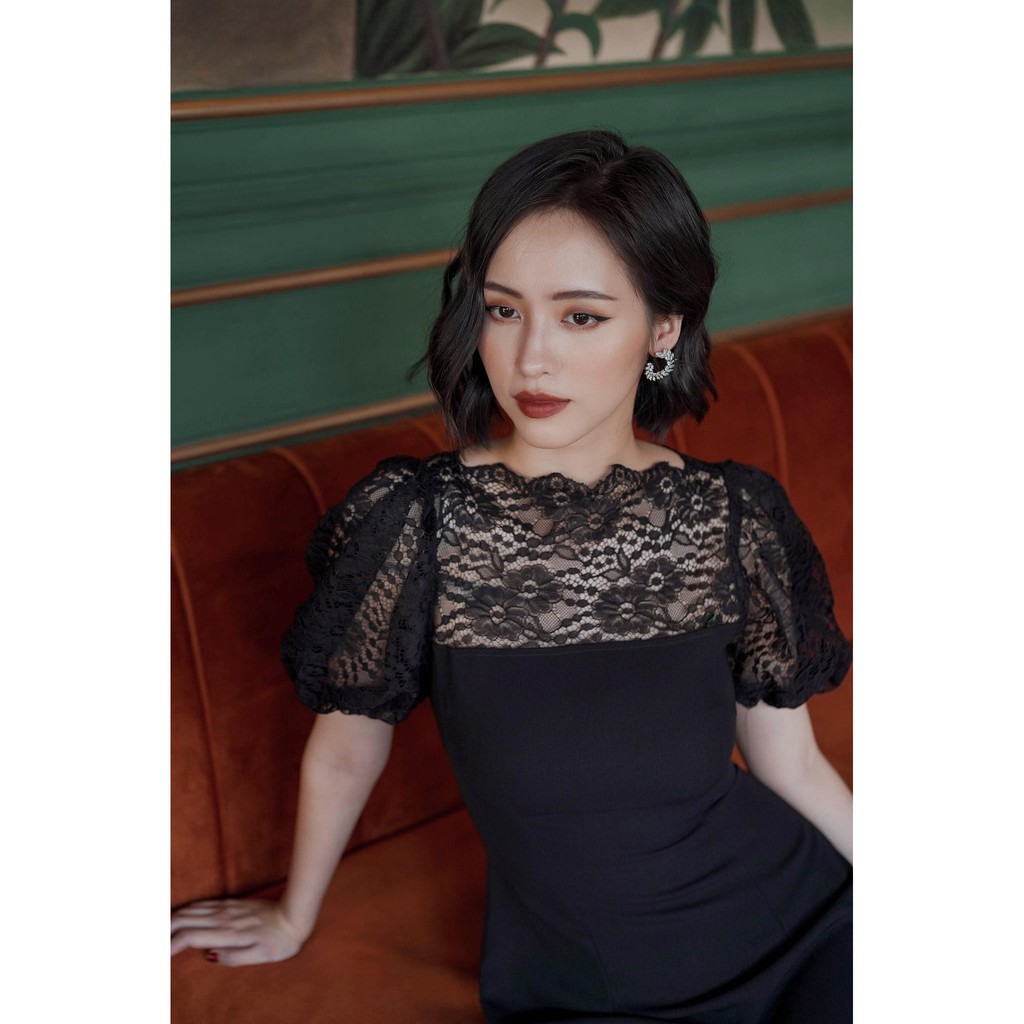 ĐẦM TAY PHỒNG PHỐI REN HOA - D1224 | BigBuy360 - bigbuy360.vn