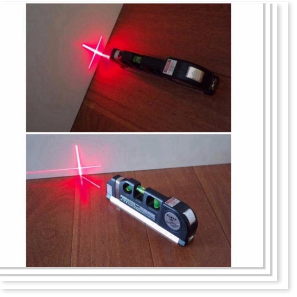 Thước ni vô laser đa năng cân bằng kèm thước kéo 2,5m 206418