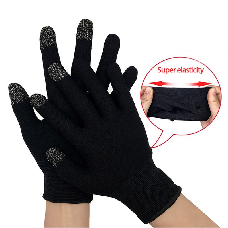 Găng tay nylon siêu mỏng co giãn có thể dùng màn hình cảm ứng chống trượt giữ ấm cho mùa đông
