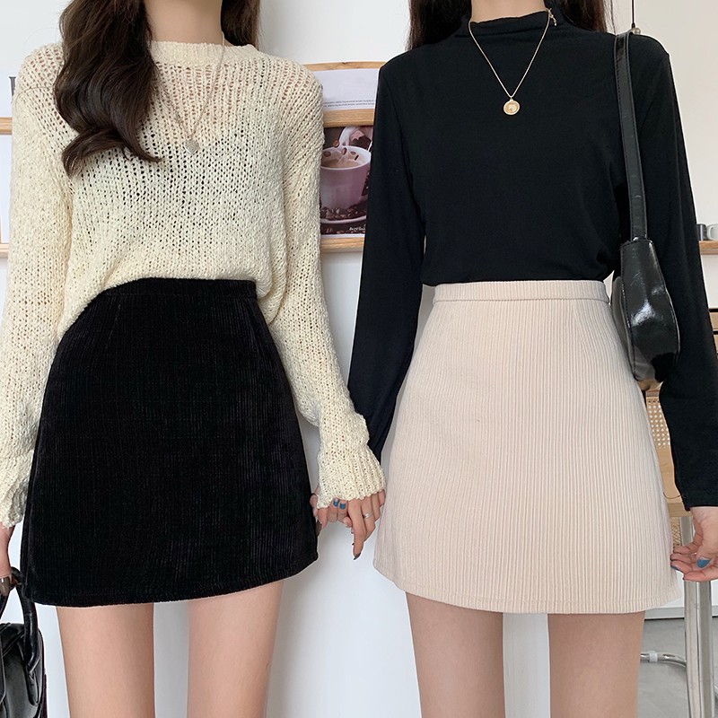 Chân Váy Chữ A Lưng Cao Phong Cách Hàn Quốc Dễ Phối Đồ Hợp Thời Trang | BigBuy360 - bigbuy360.vn