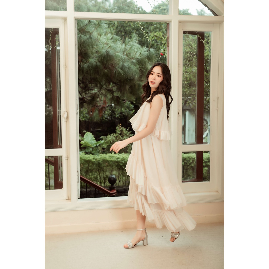 RENÉSMEE - Canary Dress - Đầm maxi tầng xòe