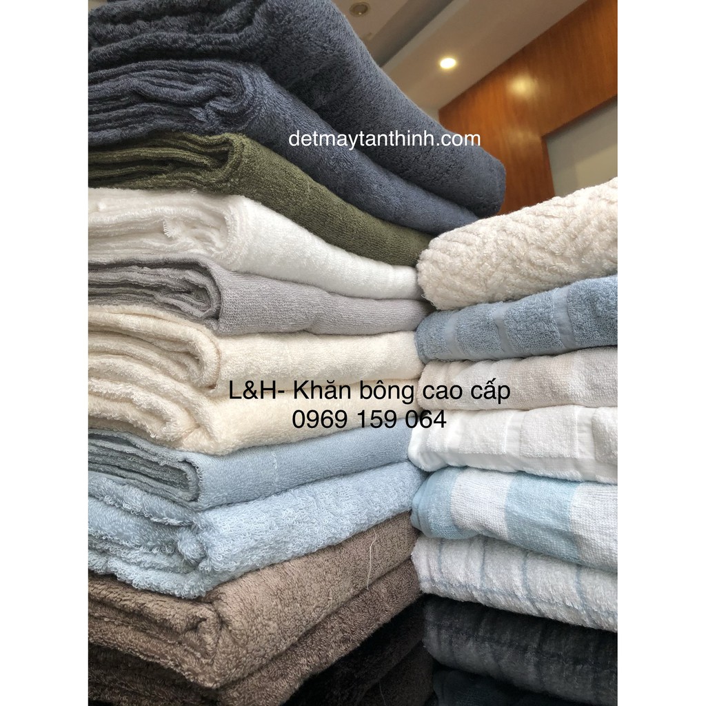 Khăn tắm body cotton muji xuất nhật cao cấp, KT 70x140cm