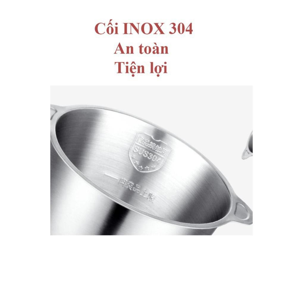 Máy xay cối thủy tinh  4 lưỡi inox 304 đa năng Kèm quà tặng đặc biệt.