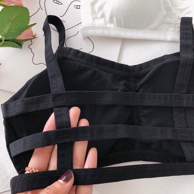 Áo bra 3 dây cotton thấm hút dễ thương LIKANO BRA06