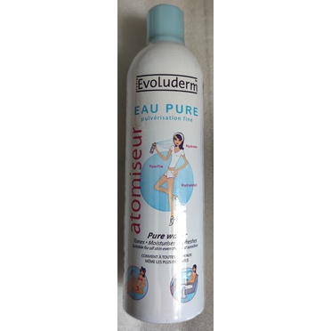 Xịt Khoáng Cấp Ẩm Làm Dịu Da Evoluderm Atomiseur Eau Pure - 400ml (Hạn sử dụng: 03/2024)
