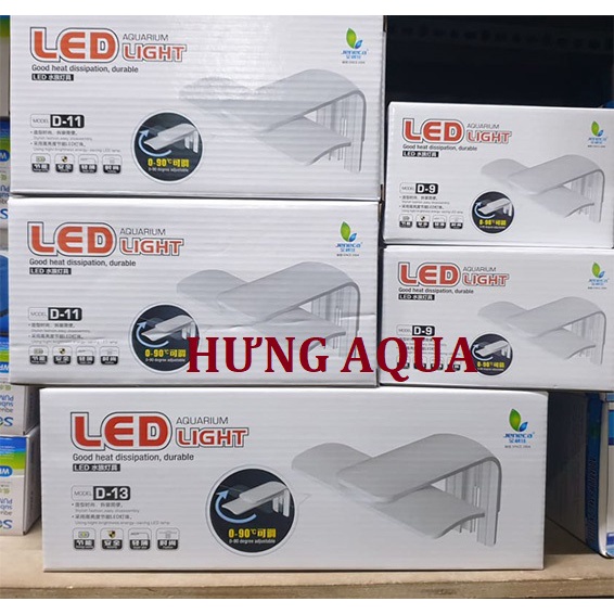 Đèn led bể cá, đèn led thủy sinh bể cá Jeneca D-9, D11, D-13 thiết kế xoay 90 độ
