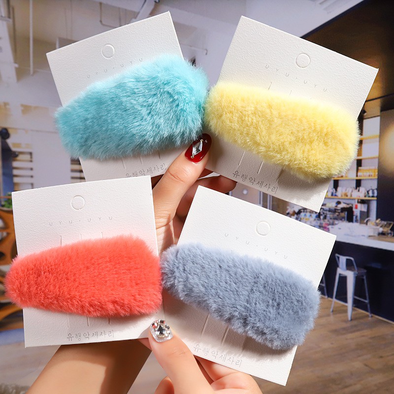 Kẹp tóc mái hình giọt nước đủ màu phong cách Hàn Quốc dễ thương C5