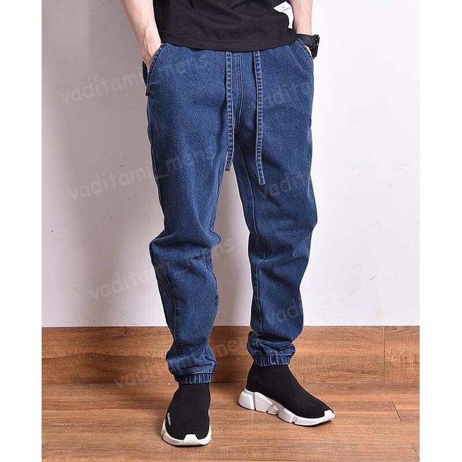 Quần jean jogger xanh nam siêu hot VADITAMI_MENS