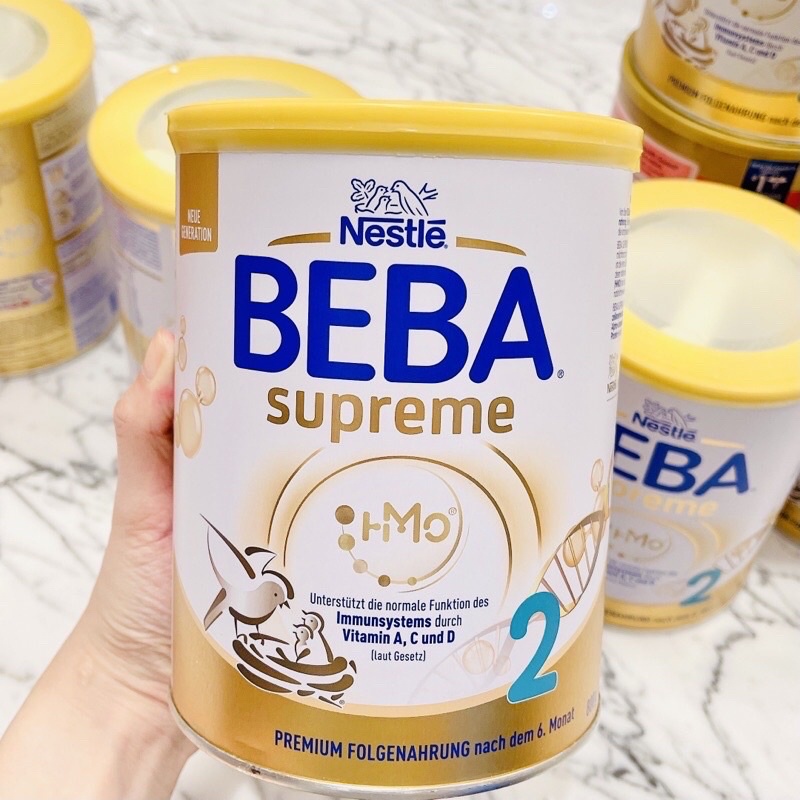 Sữa nestle Beba superme đạm thuỷ phân whey 1 phần hộp 800gram