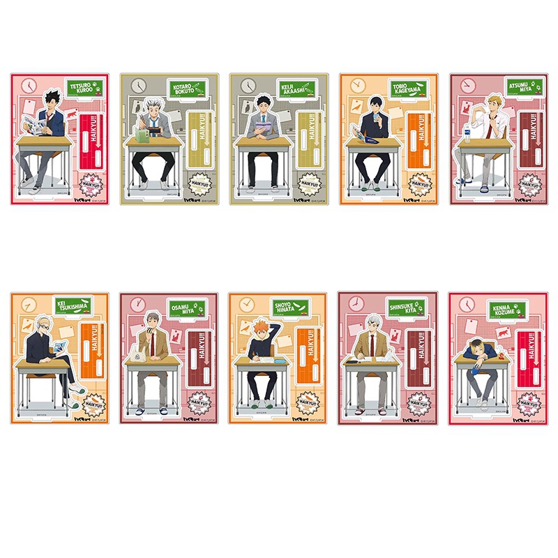 Songping Kuhong Anime Haikyuu!! Mô Hình Nhân Vật Đứng Bằng Nhựa Acrylic Trang Trí Bàn