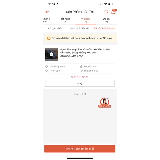 Gạch Tập Yoga Eva Cao Cấp Kẻ Viền In Hoa Văn Nặng 300gram và 200gram Giá Trên 1Sp
