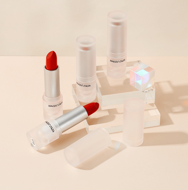 (Hàng Mới Về) Son Lì Lâu Trôi Chống Thấm Nước Chống Dính Thiết Kế Vỏ Hình Viên Đá Nhỏ Xinh Xắn | BigBuy360 - bigbuy360.vn