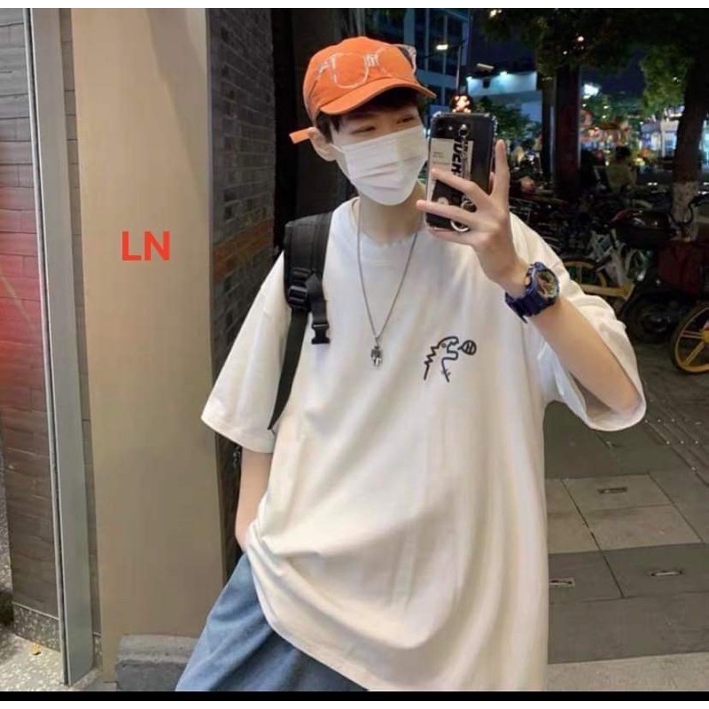 Áo phông khủng long nhỏ chữ H LN11