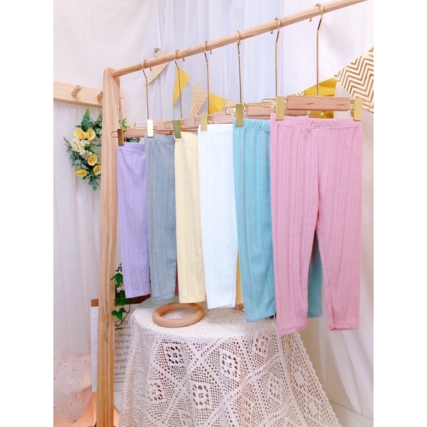 LEGGING THÔNG HƠI XUẤT NHẬT BÉ GÁI NHIỀU MÀU
