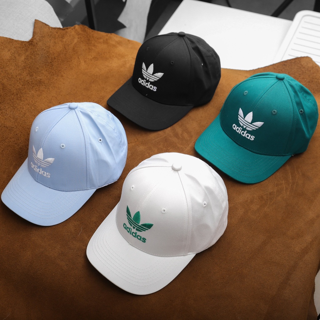 Nón lưỡi trai thêu logo Adidas vải kaki cao cấp dành cho nam và nữ