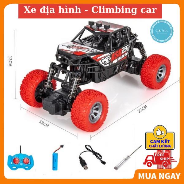 Ô tô điều khiển từ xa địa hình Climbing Car, Ô tô đồ chơi điều khiển từ xa cao cấp - Vượt mọi địa hình