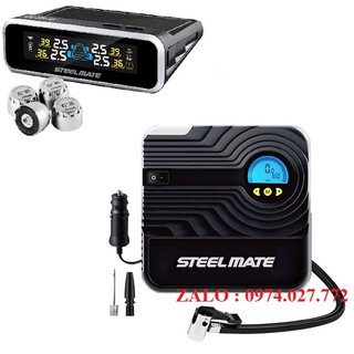 COMBO STEELMATE (Áp suất lốp & Bơm tự động P05 ) - CHÍNH HÃNG - BẢO HÀNH 12 THÁNG